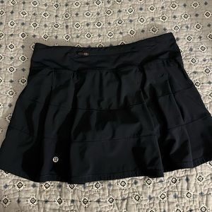 NAVY Lululemon  Pace Rival Skirt